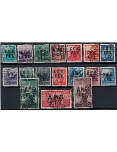 TRIESTE A 1947-48 Democratic 17v used