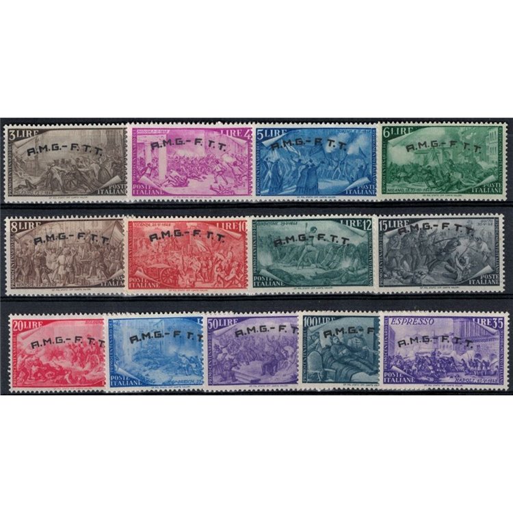 TRIESTE A 1948 Centenary of the Risorgimento 13v MH*