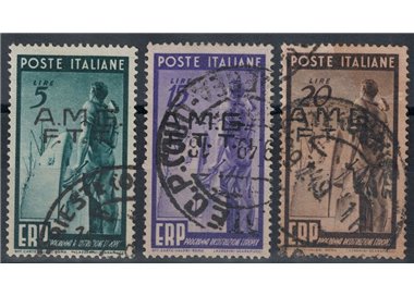 TRIESTE A 1949 ERP, European reconstruction programme 3v used