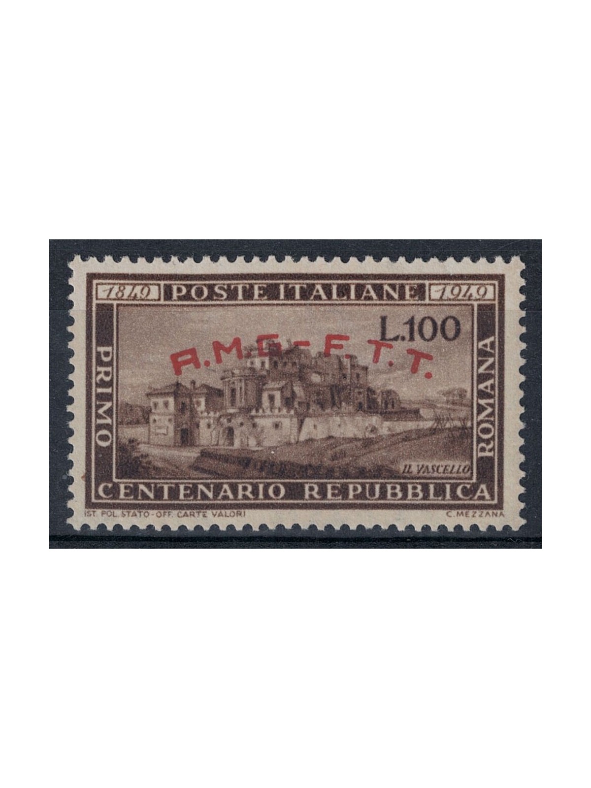 TRIESTE A 1949 Roman Republic MH*