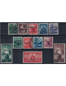TRIESTE A 1949-50 Democratica 12v us