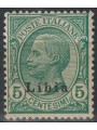 LIBIA 1912-17 5c verde MH*