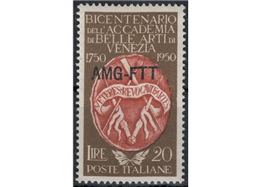 TRIESTE A 1950 Academy of Fine Arts in Venice MNH**
