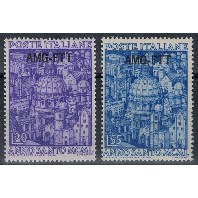 TRIESTE A 1950 Anno Santo 2v MNH**
