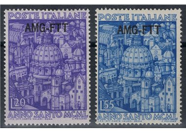 TRIESTE A 1950 Anno Santo 2v MNH**