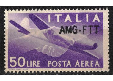 TRIESTE A 1954 Democratica (posta aerea) MNH** ©