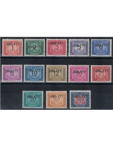 TRIESTE A 1949-54 Tax stamp 13v MH*
