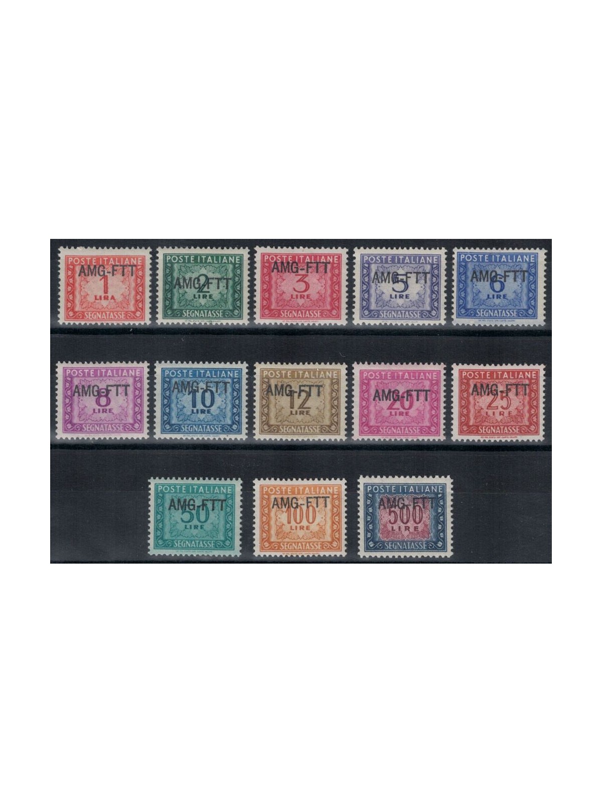 TRIESTE A 1949-54 Tax stamp 13v MH*