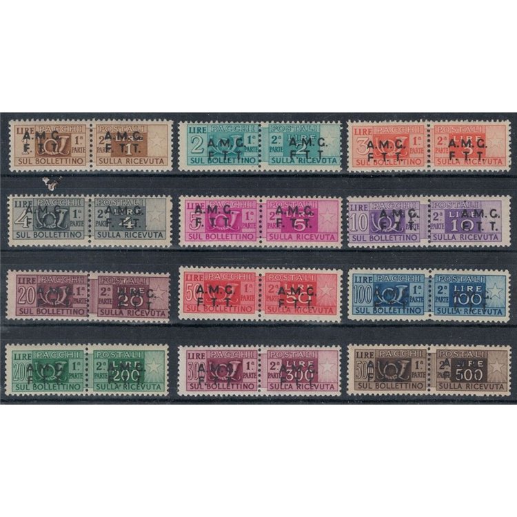 TRIESTE A 1947-48 Pacchi postali 12v MNH**
