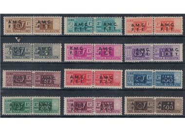 TRIESTE A 1947-48 Postal parcels 12v MNH**