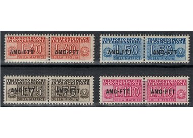 TRIESTE A 1953 Pacchi in concessione 4v MH*