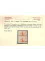 TRIESTE B 1951 Varietà 1° maggio, dentellatura obliqua 2v MNH**