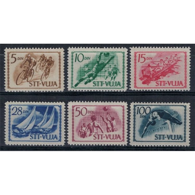 TRIESTE B 1952 Sport 6v MNH**