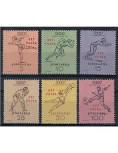 TRIESTE B 1952 Olimpiade di Helsinki 6v MNH**