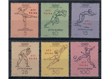 TRIESTE B 1952 Olimpiade di Helsinki 6v MNH**