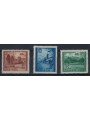 TRIESTE B 1952 Anniversario UPU (posta aerea) 3v MNH**