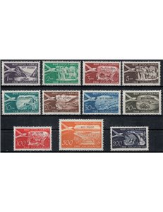 TRIESTE B 1954 Airmail 11v MNH**