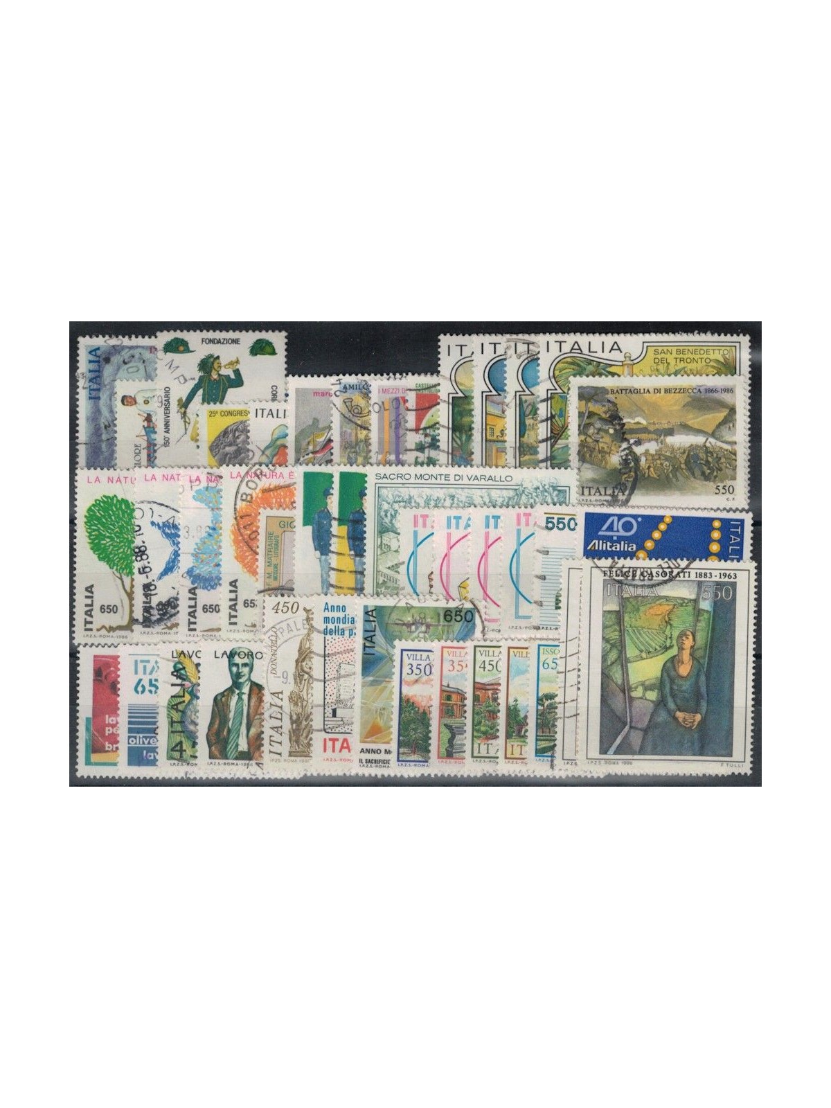 ITALIA 1986 Annata completa 42v us