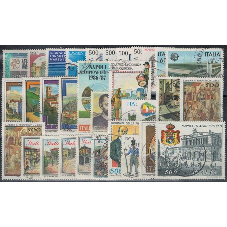ITALY 1987 Complete year 32v used