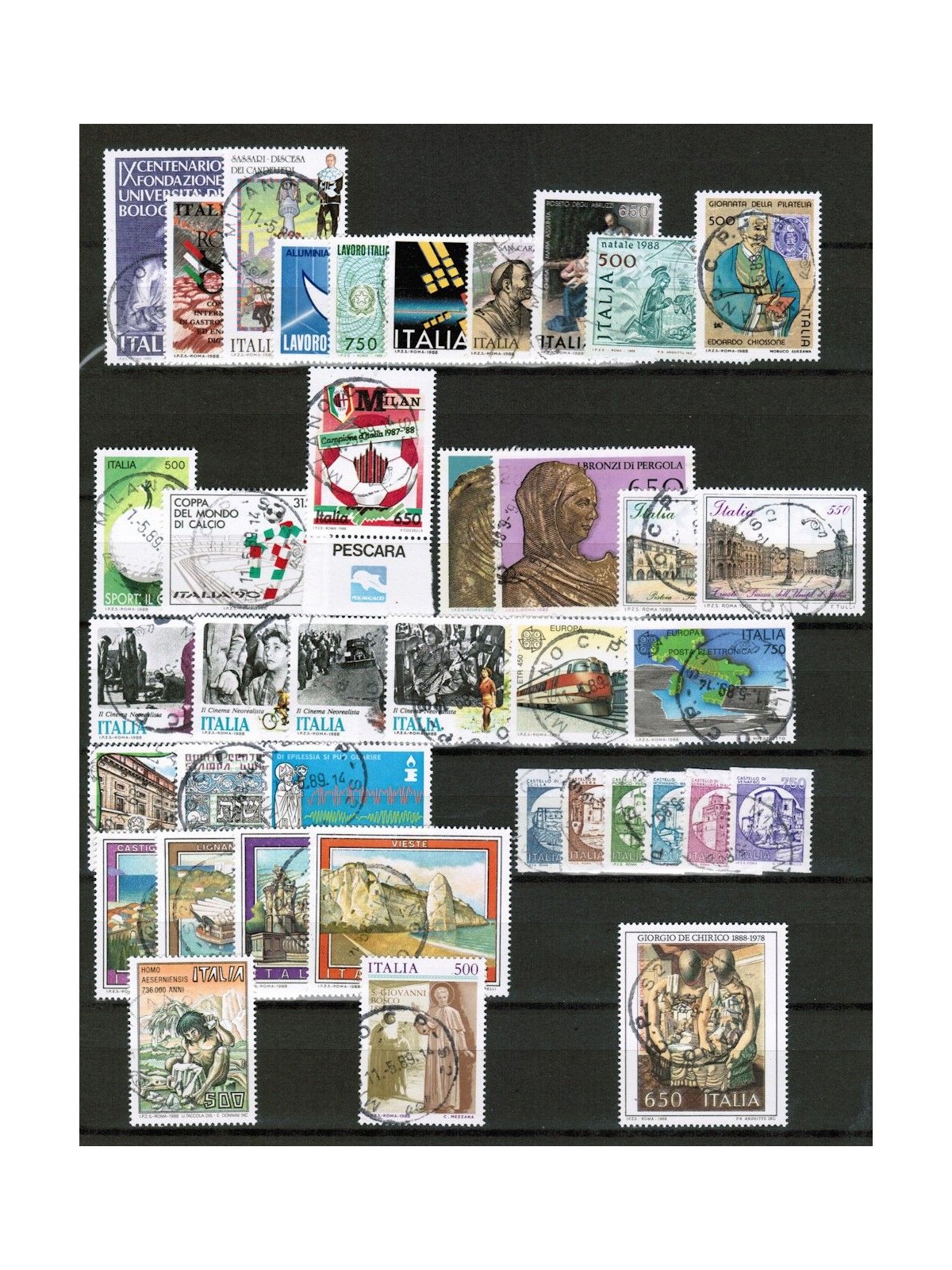 ITALY 1988 Complete year 39v used