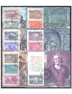 ITALIA 1992 Annata completa 38v + 6 BF us