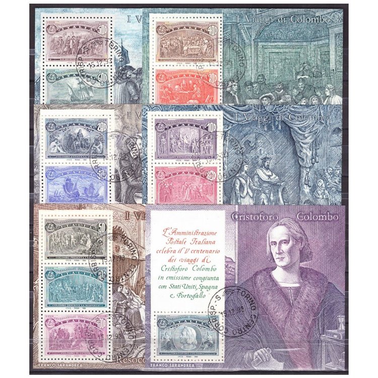 ITALIA 1992 Annata completa 38v + 6 BF us
