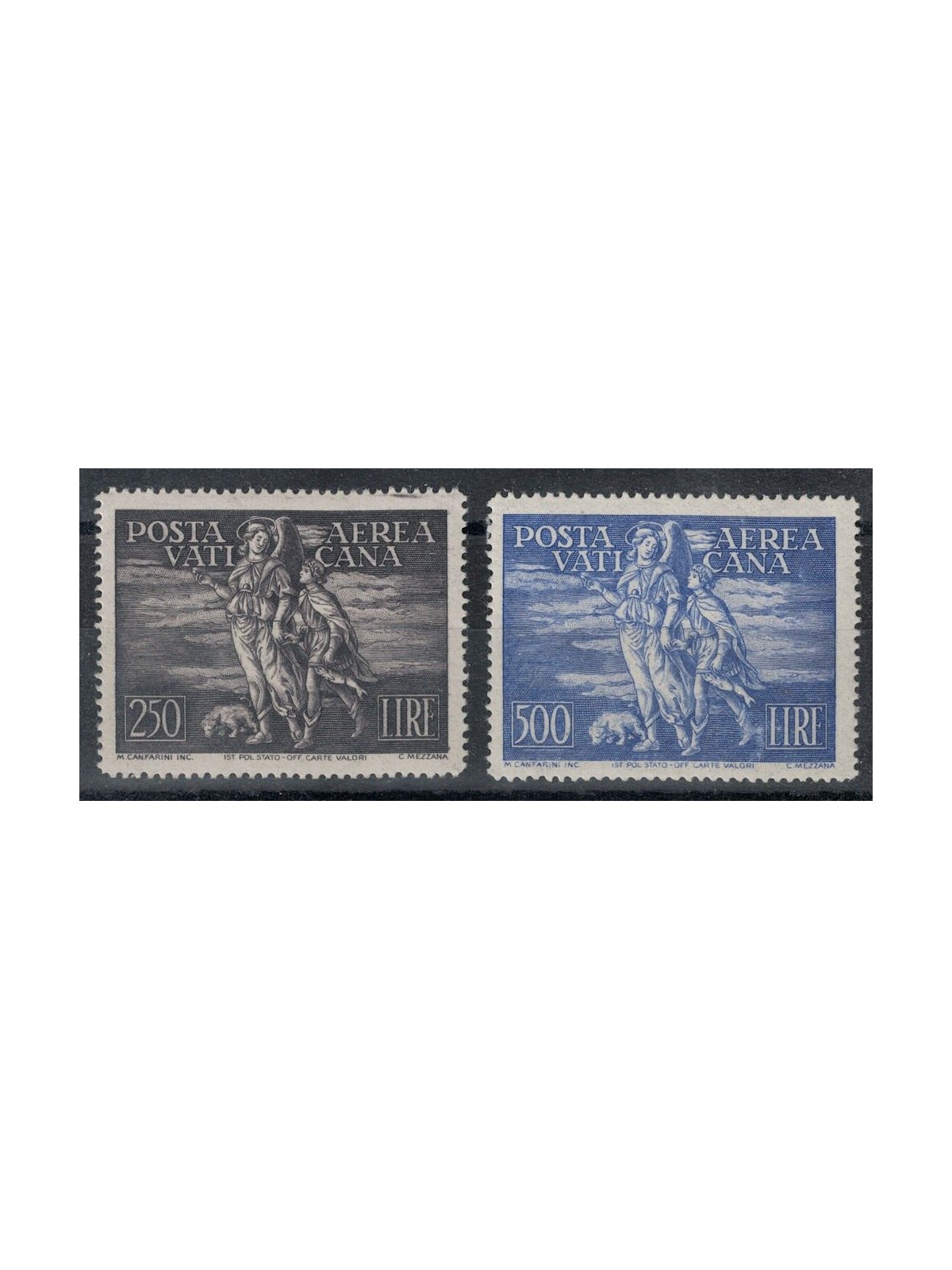 VATICAN 1948 Tobia (airmail) 2v MNH** ©