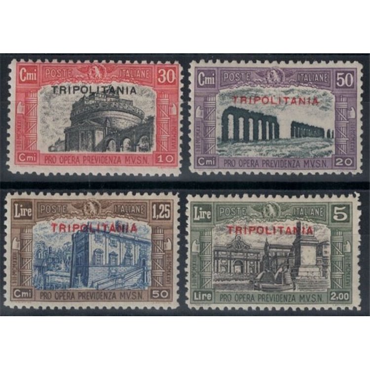 TRIPOLITANIA 1929 Milizia II 4v MNH**