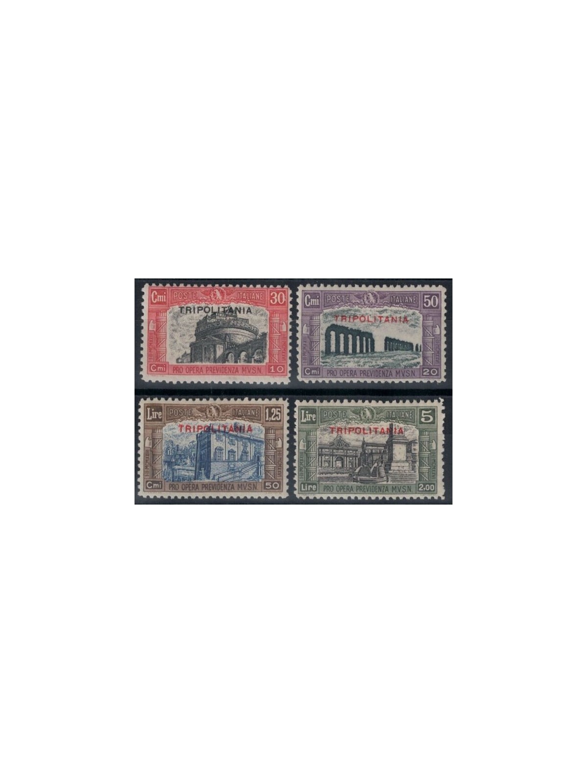 TRIPOLITANIA 1929 Militia II 4v MNH**