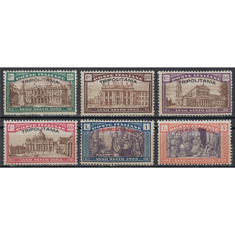 TRIPOLITANIA 1925 Anno santo 6v MNH**