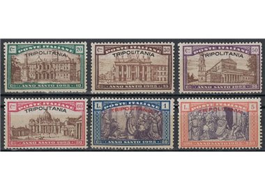 TRIPOLITANIA 1925 Anno santo 6v MNH**