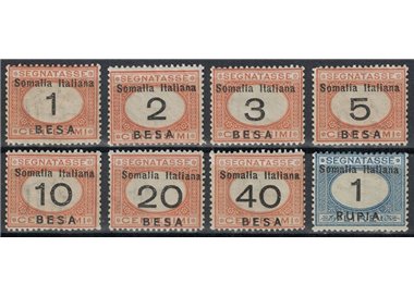 ITALIAN SOMALIA 1923 Tax stamp 8v MNH**
