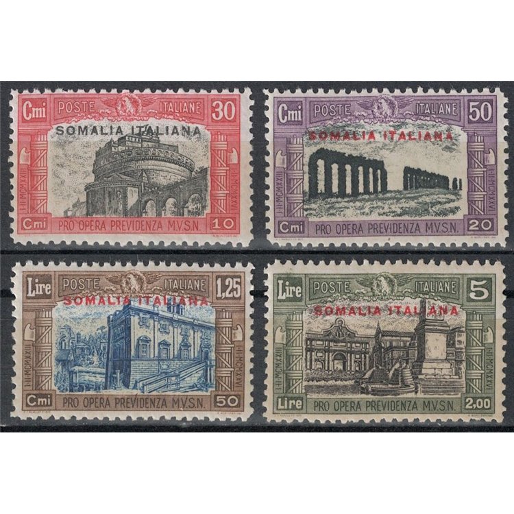 ITALIAN SOMALIA 1929 Militia II 4v MNH**