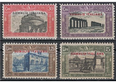 SOMALIA ITALIANA 1929 Milizia II 4v MNH**