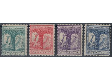 ITALIAN SOMALIA 1928 African Society of Italy 4v MNH**