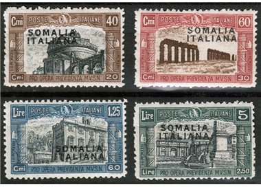 ITALIAN SOMALIA 1927 Militia I 4v MNH**