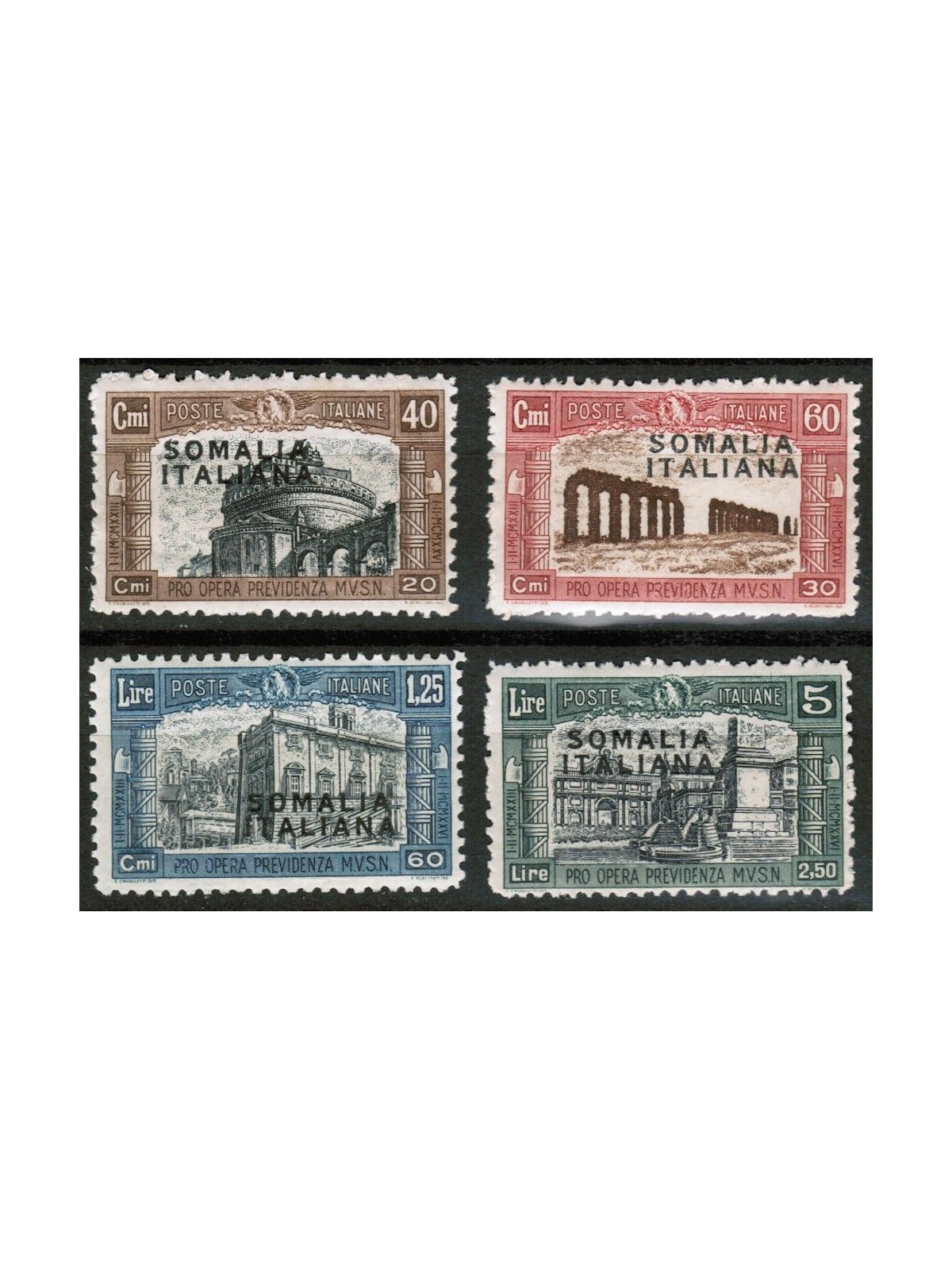 ITALIAN SOMALIA 1927 Militia I 4v MNH**