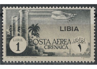 LIBYA 1941 Cyrenaica airmail overprinted MNH**