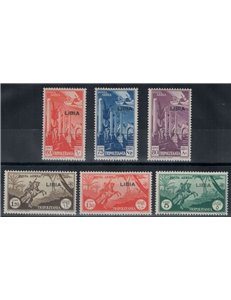 LIBIA 1941 Posta aerea di Tripolitania soprastampata 6v MNH**