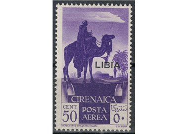 LIBIA 1936 Posta aerea 50c violetto MNH**