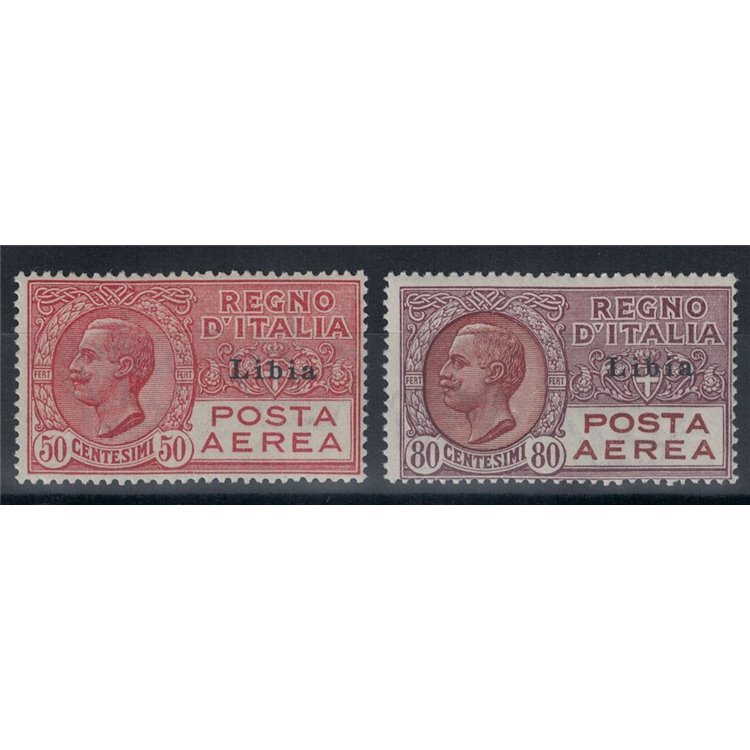 LIBYA 1928-29 Airmail 2v MNH**