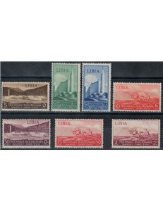 LIBYA 1940 Triennial Overseas Exhibition 7v MNH**