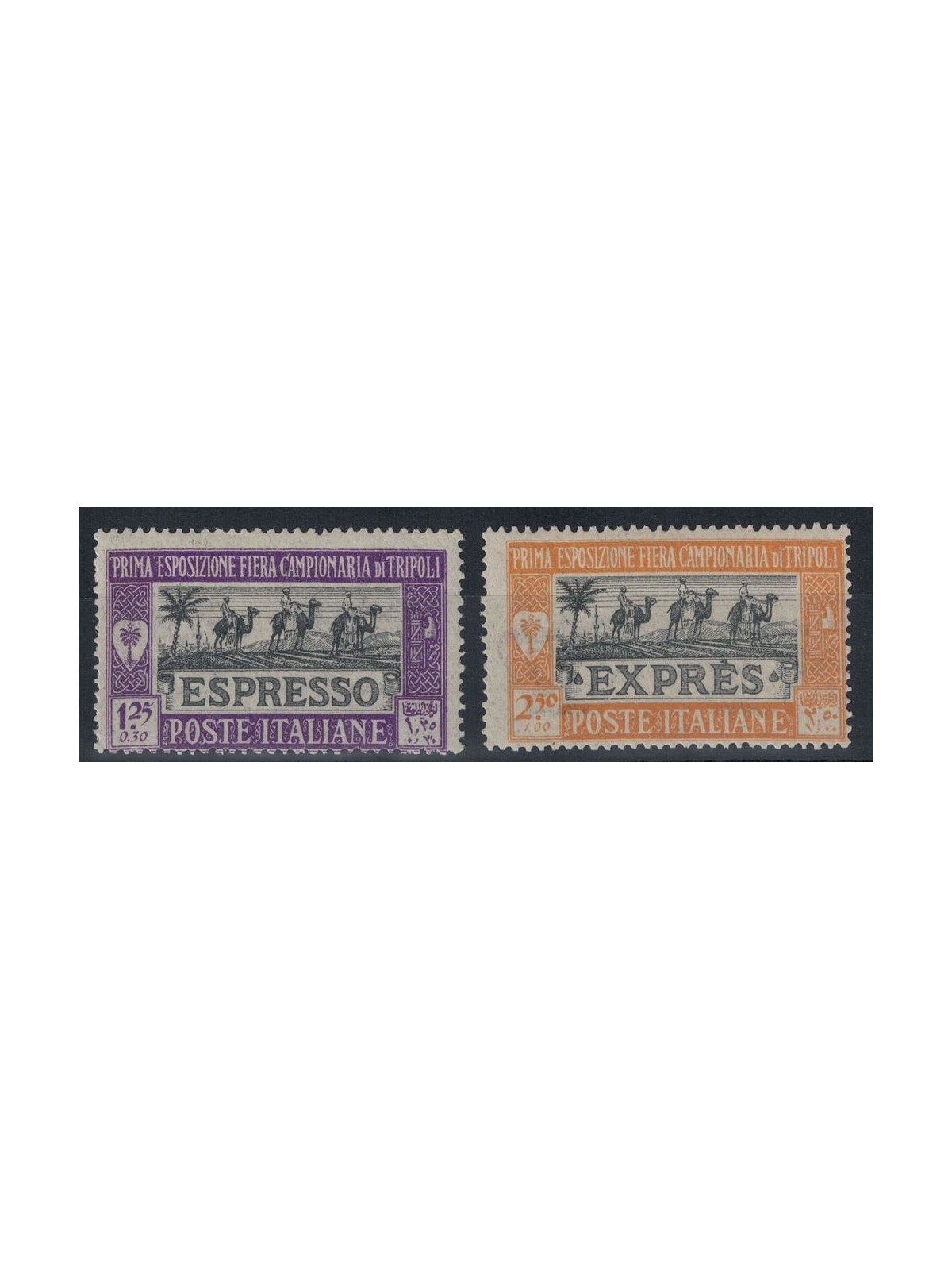 TRIPOLITANIA 1927 1st Tripoli Fair, express 2v MNH**