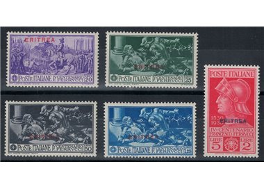 ERITREA 1930 Francesco Ferrucci 5v MNH**