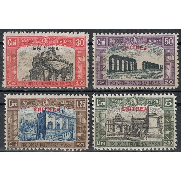 ERITREA 1929 Militia II 4v MNH**