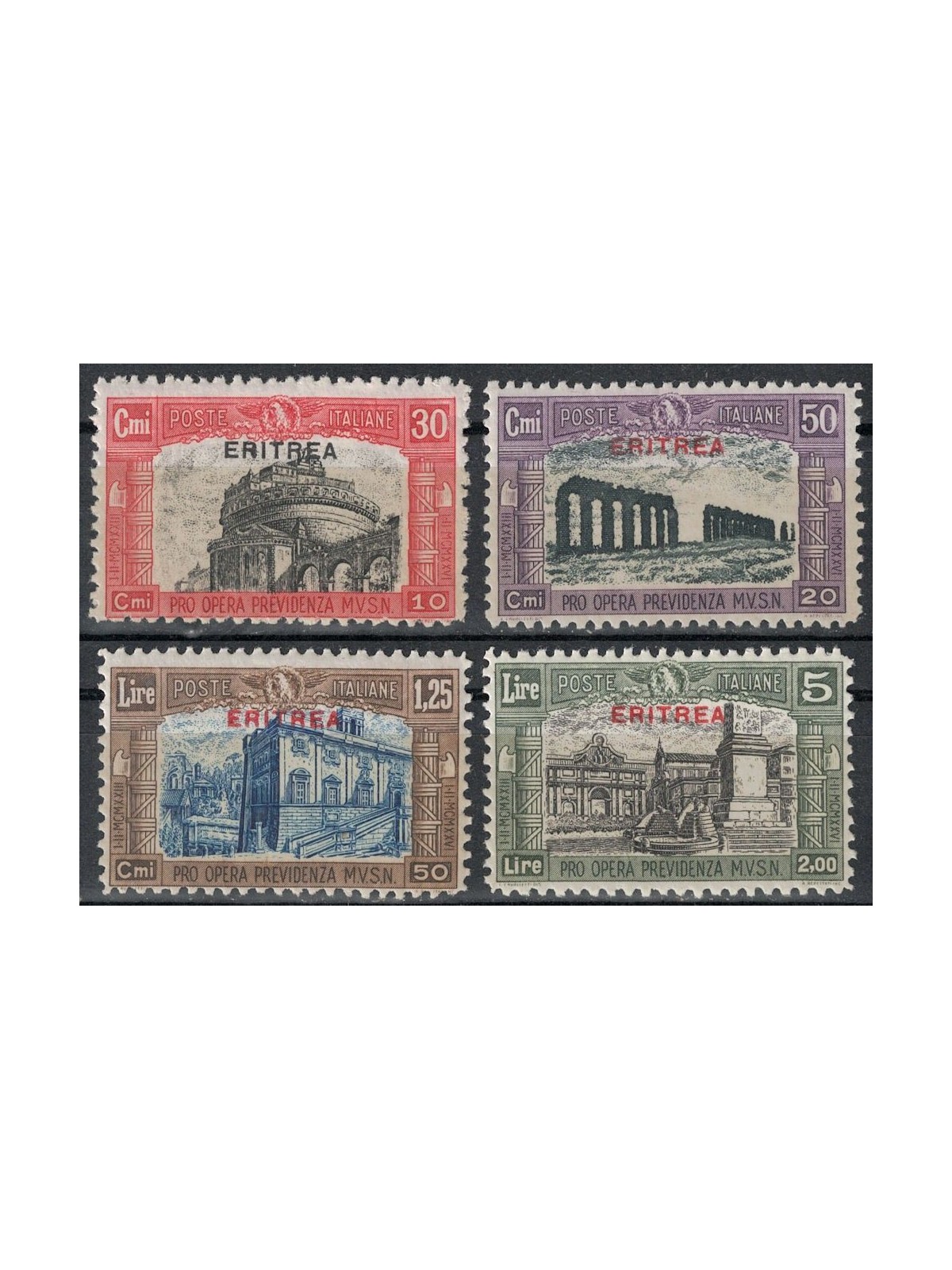 ERITREA 1929 Milizia II 4v MNH**