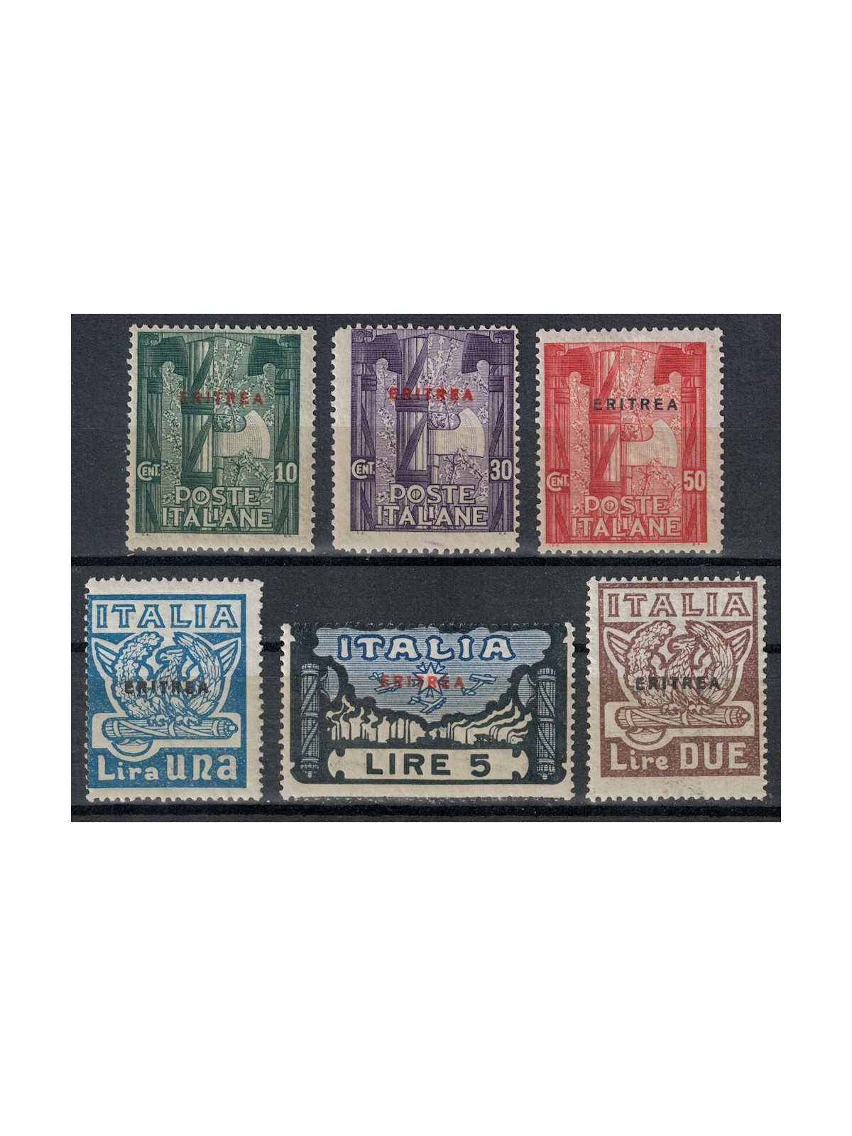 ERITREA 1923 March on Rome 6v MNH**