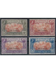 ERITREA 1923 Centenario Propaganda Fide 4v MNH**
