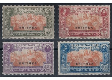 ERITREA 1923 Centenary of Propaganda Fide 4v MNH**
