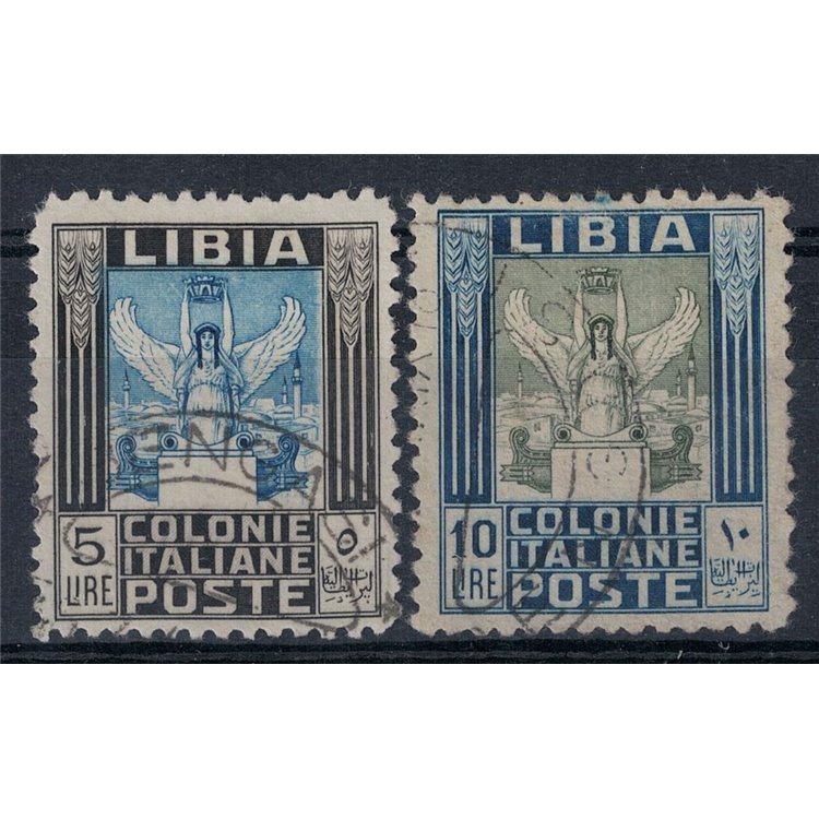 LIBYA 1937 Pictorial series 2v used ©